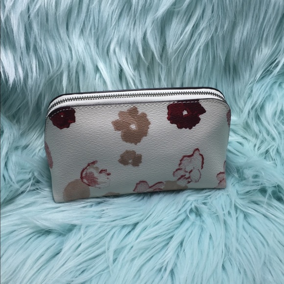 Cosmetic Case 17 With Halftone Floral Print - Picture 3 of 8
